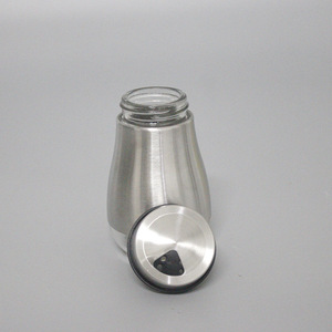 Wholesale Wholesale LMK068 <b>Kitchen</b> <b>Gadgets</b> Cruet Oil Bottle Herb Spice Jars <b>Tools</b> with Steel Tray Metal Utensils - Product Image 4