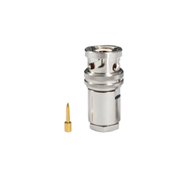 Connecteur coaxial mâle BNC TRB PL75-47 en laiton, fourni par l'usine