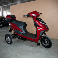 Tricycle électrique à 2 places pour passagers et marchandises avec pédalage assisté, carrosserie ouverte, puissance 500W, tension 60V, tricycle électrique à 3 roues