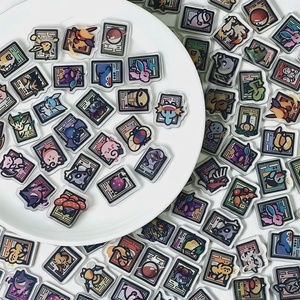 OEM ODM Soporte de acrílico, Dijes de acrílico de anime, Piezas de arte pixelado de 2 cm para manualidades y carcasas de teléfono de acrílico DIY - Product Image 3