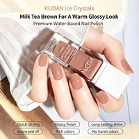 Vernis à ongles pelable à base d'eau 10ml Écologique Séchage rapide Sans odeur Qualité professionnelle Non testé sur les animaux Végétalien OEM Vente en gros Faible MOQ