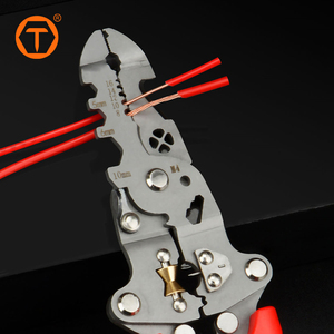 Dụng cụ cắt, ép, bóc vỏ dây đa năng 21 trong 1, tiết kiệm sức lao động, có thể gập lại - Product Image 3