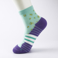 Chaussettes montantes personnalisées OEM en nylon/coton tricoté 3D pour femme – Mode, sport, respirantes, écologiques, avec logo tissé – Collection Automne