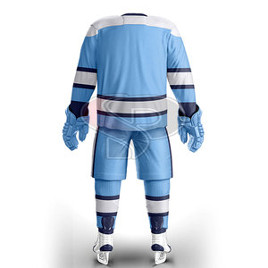 Ensembles de hockey sur glace unisexes sur mesure en gros uniforme respirant à séchage rapide à vendre - Product Image 3