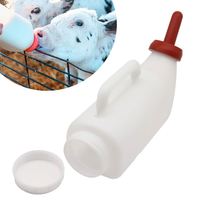 Biberon horizontal pour veau de 2L et 4L avec poignée pour l'alimentation des veaux dans les nichoirs à veaux, soins du bétail