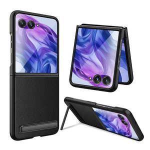 Suministro transfronterizo! Funda para teléfono plegable Motorola Razr 60 Ultra con soporte, estilo ejecutivo - Product Image 3
