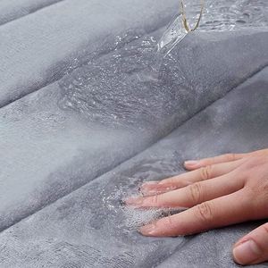 Juego de 4 Alfombras de Baño de Felpa Suave, Antideslizantes, Gruesas, con Forma de U, para Cubrir el Tapa del Inodoro, para Hogar y Hotel - Product Image 1