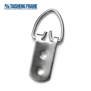 Herrajes Resistentes para Marcos <span class=keywords><strong>de</strong></span> <span class=keywords><strong>Fotos</strong></span>, Gancho <span class=keywords><strong>de</strong></span> Metal Plateado con Doble Orificio, Anillo en D para Colgar Cuadros, Decoración <span class=keywords><strong>de</strong></span> Pared, Arte - Product Image 3