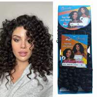 Cheveux synthétiques à tresser en spirale serrée, pré-bouclés, pour crochet, 8 pouces, 120g, vente en gros