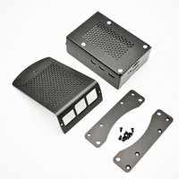 Boîtier Vesa en aluminium en métal de marque avec logo personnalisé et direct d'usine avec ventilateur pour Raspberry Pi 5 8gb 4GB de MaidaTech