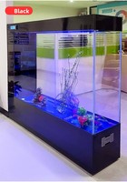 Paravent moderne pour aquarium, en verre ultra-transparent, auto-nettoyant, écologique, avec drainage à une touche, pour patio extérieur