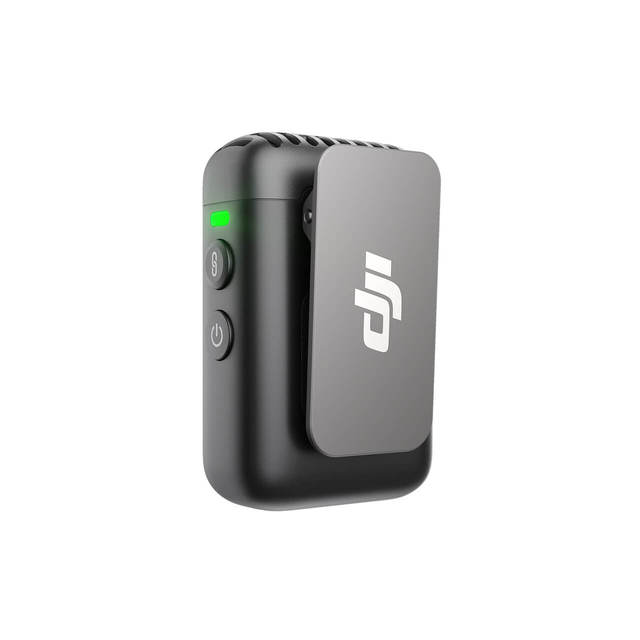 DJI Mic 2 All In One Wireless Clip Microphone System Dual Transmitter Single Receiver Charging Case for Livestream Podcast