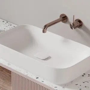 Wall-mounted Brass Basin Water Thick Valve Bathtub Bathroom Wall Faucet