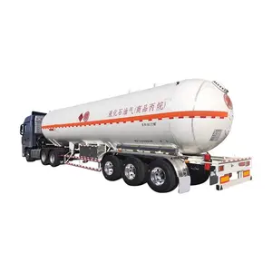 Usado LPG Truck Tank SemiTrailer 32000 Litros Gasolina Tanque De Armazenamento Trailer