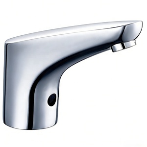 Grifo de Sensor Táctil Económico EQST-004 para Lavabo de un Solo Orificio, Diseño Tradicional, Solo Agua Fría, Comercial, Sin Contacto, para Hotel - Product Image 4