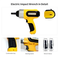 Kit de Gato Hidráulico Eléctrico Portátil de 3T y 12V con Llave de Impacto para Cambio de Neumáticos de Automóvil