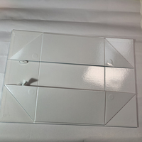 Boîte cadeau pliante blanche personnalisée pour mariage avec ruban, grande boîte en carton magnétique pour l'emballage de vêtements, de produits de soin de la peau et de chaussures