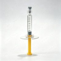 Jeringa de vidrio de borosilicato de varios tamaños con Luer Lock, émbolo codificado por colores y kit de tope para envasado de líquidos estéticos