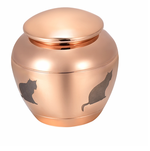 Cat Laser Engraved Mini Cremation Urn <strong>for</strong> <strong>Ashes</strong> Stainless Steel Pet Memorial Urn Nameplate <strong>Keepsake</strong> Jewelry Custom - Product Image 3