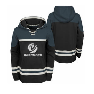 Neueste hochwertige übergroße Hoodie Design Großhandel Winter Langarm Eishockey Hoodie Jersey Sweatshirt Baumwolle Logo - Product Image 3