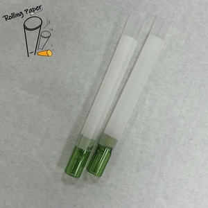 Unbleached smoking <b>paper</b> natural glass mouth pre <b>rolled</b> <b>paper</b> tube smoking <b>paper</b> - Product Image 1