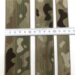 25mm 38mm 50mm rộng Multicam MC Jacquard <span class=keywords><strong>Webbing</strong></span> dây đeo DIY Molle vành đai đàn hồi ban nhạc - Product Image 4