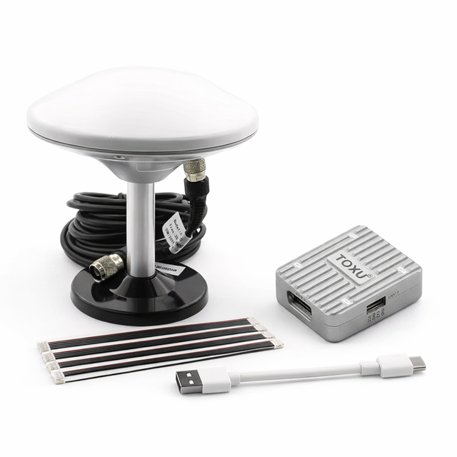 High Precision RTK GNSS Receiver Kit Dual Band GPS Module with Antenna for UAV Drone