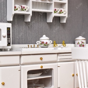 ILAND <strong>Doll</strong> House Pink Daisy <strong>Porcelain</strong>, Tableware, Wine Set, Tea Set - Product Image 3