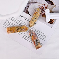 Hot Selling Heils tein Hochwertiger hand polierter Sechseck Crazy Achat Natural Crystal Tower Point für Energie