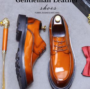 Mocasines de Vestir para Hombre, de Cuero Genuino, Impermeables, Antideslizantes, Ligeros, con Diseño Floral, para Oficina y Carrera Profesional, Punta Cerrada - Product Image 4