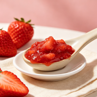 Lotlong Fabricant Professionnel Concentré de confiture de fraises véritable sans colorant artificiel 1,36 kg Durée de conservation de 9 mois