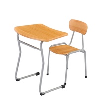 Ensemble de mobilier scolaire ZOIFUN, chaise et bureau de classe, haute qualité, pour écoles primaires