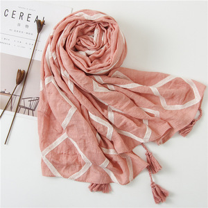 <span class=keywords><strong>Scialle</strong></span> in cotone viscosa estivo <span class=keywords><strong>scialle</strong></span> alla moda da donna morbido lungo ricamato in Pashmina <span class=keywords><strong>con</strong></span> <span class=keywords><strong>frange</strong></span> - Product Image 3