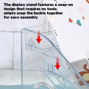 Vielseitiger tragbarer Acryl-Kartenst änder Umwelt freundlicher Rack halter für PSA-Sport-und Visitenkarten im modernen Stil - Product Image 4
