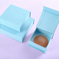 Boîtes d'emballage de luxe personnalisées écologiques en papier rose, doublées de mousse magnétique rigide, faites à la main, haut de gamme, pour cache-tétons