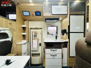 Dirección izquierda 6 metros Camper sistema híbrido caja de cambios automática AWD Drive Metal portaequipajes asientos de tela <span class=keywords><strong>Euro</strong></span> VI emisión R16 ACC - Product Image 3