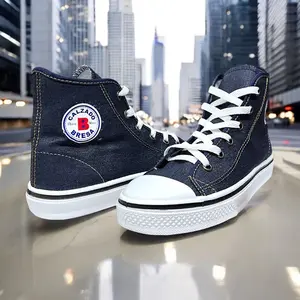 Sneakers alte Bresa Canvas 870 con lacci, stile urbano, scarpe casual da uomo, punta tonda, per tutte le stagioni - Product Image 3