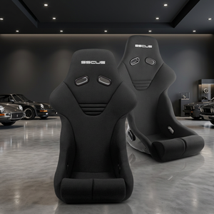 Monza 424 FRP Tissu Premium Racing Car Seat Sport Bucket Léger Durable Haute Qualité Universal Fit OEM Supply - Product Image 1