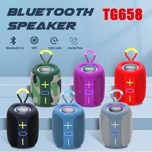 T & G ลำโพงบลูทูธแบบพกพา <span class=keywords><strong>TG658</strong></span> TWS 1200mAh กันน้ำคอลัมน์เบสขนาดเล็ก AUX TF BT ลำโพงซาวด์บาร์ - Product Image 5