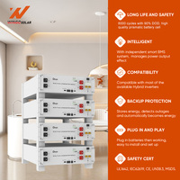 Batterie de stockage Deye tout-en-un BESS 10kWh 20kWh au lithium-ion et onduleur hybride MPPT monophasé 5kW 6kW pour système domestique