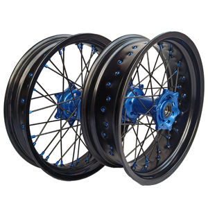 Quantité minimale de commande 1 ensemble <span class=keywords><strong>YZ</strong></span> YZF125 <span class=keywords><strong>250</strong></span> ensemble de roues supermoto, roues à rayons en alliage, jantes, roues <span class=keywords><strong>supermotard</strong></span> pour YAMAHA - Product Image 1