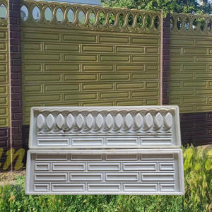 Moules à clôture en béton extérieur, moule en béton préfabriqué pour dalles pour murs - Product Image 5