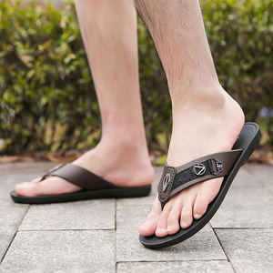 Erkekler için kalın Soled Flipflops yaz 2025 yeni öğe aşınmaya dayanıklı ve su geçirmez plaj ayakkabısı <span class=keywords><strong>Anti</strong></span> kayma ve erkekler için serin terlik - Product Image 2