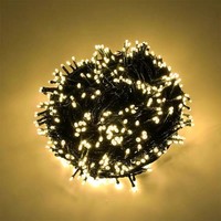 Lampu LED String 10m IP65 Tahan Air Warna-warni Lampu Suasana Tenda Camping Tenaga Surya Luar Ruangan