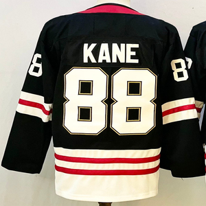 Maillots de hockey cousus pour hommes 98 Connor Bedard 88 Patrick Kane - Product Image 3