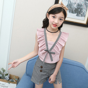 Conjunto Corto Chic de Boutique para Niñas, Muestras de Conjuntos de 2 Piezas para Niños, Ropa de Verano - Product Image 6