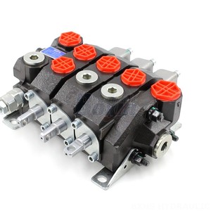 วาล์วไฮดรอลิกแบบรวมหลายทาง HSDS15 60 ลิตร/นาที แบบแมนนวล 3 ทาง G1 2 315 บาร์ เหล็กหล่อ 6 ทาง - Product Image 1