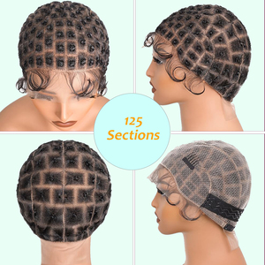 <span class=keywords><strong>Peluca</strong></span> de <span class=keywords><strong>trenzas</strong></span> de ganchillo sin pegamento HD Full Lace <span class=keywords><strong>con</strong></span> encaje transparente para estilo negro, 125 secciones, ideal para el Día de la Madre - Product Image 1