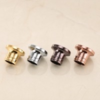 Bouchon de flacon de parfum en alliage de zinc Zamac, capuchon de parfum métallique de luxe, logo personnalisé pour flacon de parfum en verre, vente en gros
