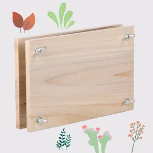 Outil de gaufrage de spécimen en bois Presse à fleurs en relief pour fleurs séchées bricolage